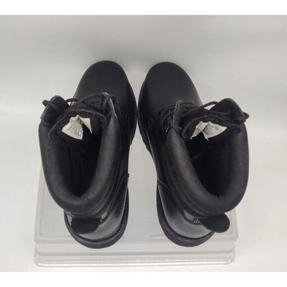 Sears Vintage Steel Toe Oil Resistant Work Boots Black Leather Lace Up Men 8.5 M